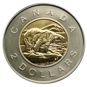 2004 Canadian $2 Polar Bear Toonie Specimen Coin