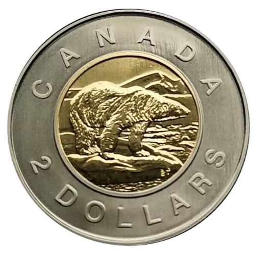 2004 Canadian $2 Polar Bear Toonie Specimen Coin