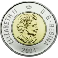 2004 Canadian $2 Polar Bear Toonie Specimen Coin