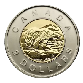 2005 Canadian $2 Polar Bear Toonie Specimen Coin