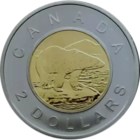 2008 Canadian $2 Polar Bear Toonie Specimen Coin