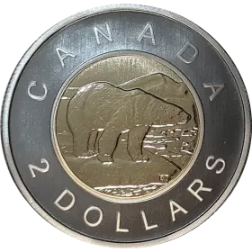 2009 Canadian $2 Polar Bear Toonie Specimen Coin