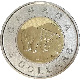 2012 Canadian $2 Polar Bear Toonie Specimen Coin