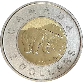 2012 Canadian $2 Polar Bear Toonie Specimen Coin