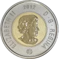 2012 Canadian $2 Polar Bear Toonie Specimen Coin