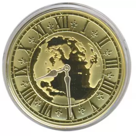 2005 Canadian $300 Achievements: Newfoundland Time (8:30) 14-karat Gold Coin