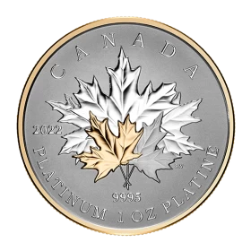 2022 Canadian $300 Maple Leaf Forever - 1 oz Pure Platinum Coin
