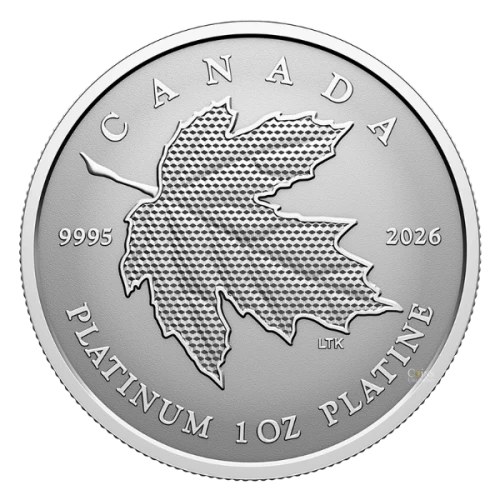 2026 Canada $300 Maple Leaf Forever - 1 oz Pure Platinum Coin