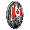 2019 Canadian $30 The Fabric of Canada - 2 oz Fine Silver Coloured Coin