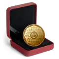 2019 Canadian $30 A Hundred Blessings of Good Fortune - 2 oz Fine Silver & Gold-plated Coin