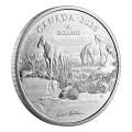 2025 Canada $30 Mustang Country by Robert Bateman - 2 oz Fine Silver Coin