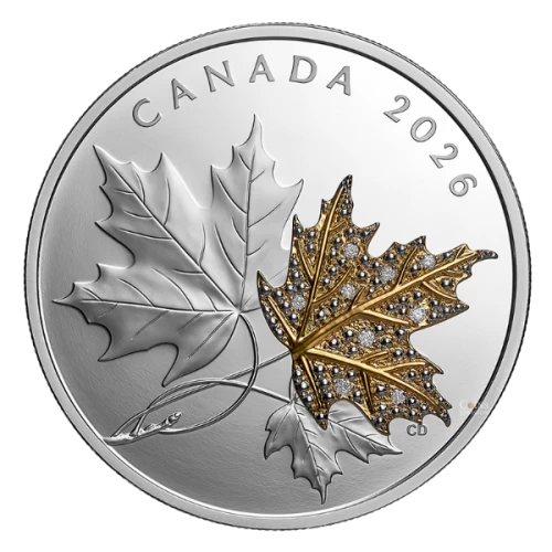 2026 Canada $30 Precious Maple Leaves - 2 oz Fine Silver Coin