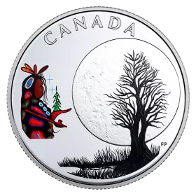 2018 Canadian $3 Thirteen Teachings From Grandmother Moon: Little Spirit - Fine Silver Coin