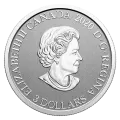 2020 Canadian $3 Floral Emblems of Canada: Ontario, White Trillium - Fine Silver Coloured Coin