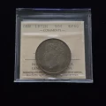 1872H Canada 50 Cent Queen Victoria Coin ICCS Graded EF-40