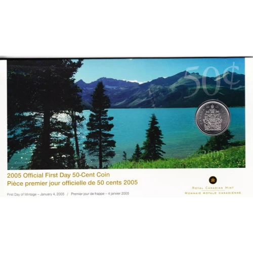 2005 Canada 50 cents: Official First Day Coin Set