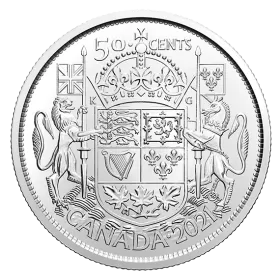 2021 Canadian 50-Cent Coat of Arms 100th Anniv Half Dollar Limited Edition Coin (Brilliant Uncirculated)