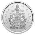 2021 Canadian 50-Cent Coat of Arms Special Wrap Circulation Coin Roll