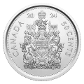 2024 Canadian 50-Cent Coat of Arms/King Charles III Half Dollar Collector's Edition Special Wrap Coin Roll