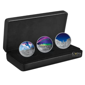 2019 Canada $20 Sky Wonders - 1 oz Pure Silver 3-Coin Subscription Set