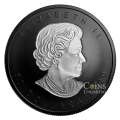 2020 Canada $50 Rhodium-Plated Incuse Silver Maple Leaf 3 oz Fine Silver Coin