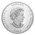 2020 Canadian $50 Courageous Bald Eagle - 5 oz Fine Silver Coin