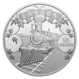 2021 Canadian $50 The First 100 Years of Confederation: An Emerging Country - 5 oz Fine Silver Coin - no beauty box