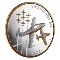 2021 Canadian $50 The Snowbirds: A Canadian Legacy - 5 oz Fine Silver Coin