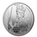 2022 (1952-) Canadian $50 Queen Elizabeth II’s Coronation - 5 oz Fine Silver Coin