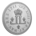 2022 Canadian $50 Relics of New France: Louis XIV 30 Deniers - 5 oz Fine Silver Coin