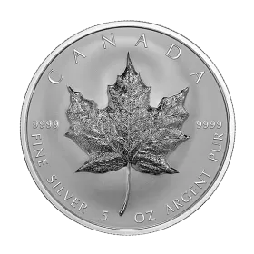 2022 Canadian $50 Ultra-High Relief Silver Maple Leaf - 5 oz Fine Silver Coin
