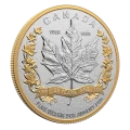 2023 Canadian $50 35th Anniversary of the SML - 5 oz Fine Silver Gold-plated Coin