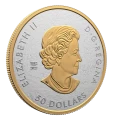 2023 Canadian $50 35th Anniversary of the SML - 5 oz Fine Silver Gold-plated Coin