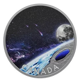 2023 Canadian $50 Pingualuit Crater: Crystal Eye of Nunavik - Fine Silver Coin with Black Light Effect