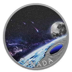 2023 Canadian $50 Pingualuit Crater: Crystal Eye of Nunavik - Fine Silver Coin with Black Light Effect 2023 Canadian $50 Pingualuit Crater: Crystal Eye of Nunavik - Fine Silver Coin with Black Light Effect