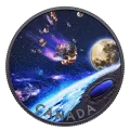 2023 Canadian $50 Pingualuit Crater: Crystal Eye of Nunavik - Fine Silver Coin with Black Light Effect