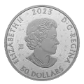 2023 Canadian $50 Pingualuit Crater: Crystal Eye of Nunavik - Fine Silver Coin with Black Light Effect