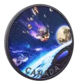 2023 Canadian $50 Pingualuit Crater: Crystal Eye of Nunavik - Fine Silver Coin with Black Light Effect