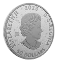 2023 Canadian $50 Pingualuit Crater: Crystal Eye of Nunavik - Fine Silver Coin with Black Light Effect