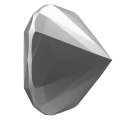 2024 Canadian $50 De Beers Ideal Cushion Diamond - Fine Silver Diamond-Shaped Coin