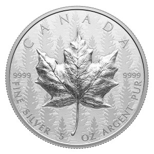 2024 Canadian $50 Ultra High Relief Silver Maple Leaf - 5 oz Proof Coin 2024 Canadian $50 Ultra High Relief Silver Maple Leaf - 5 oz Proof Coin