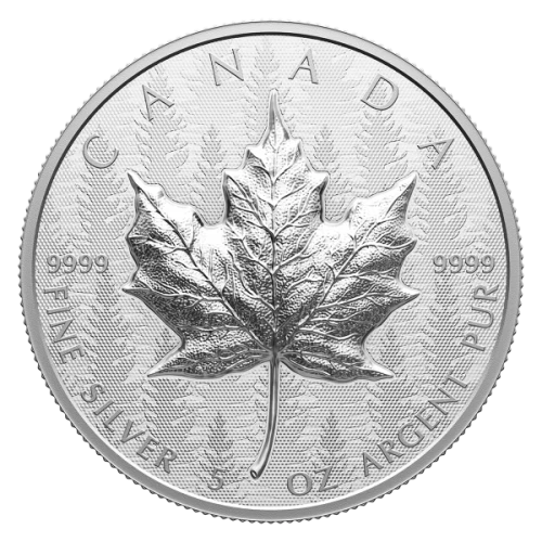 2024 Canadian $50 Ultra High Relief Silver Maple Leaf - 5 oz Proof Coin