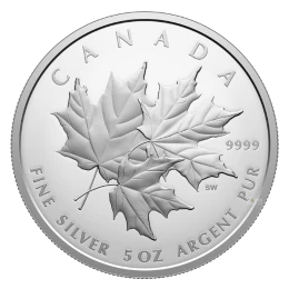 2025 Canada $50 Triple Maple - 5 oz Pure Silver Coin