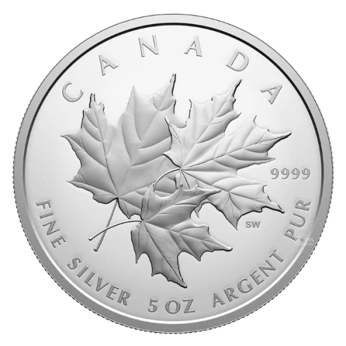 2025 Canada $50 Triple Maple - 5 oz Pure Silver Coin