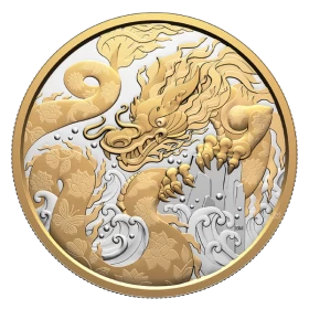 2025 Canada $50 Water Dragon - 5 oz Fine Silver Coin