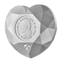 2025 Canada $50 De Beers Heart Diamond - Fine Silver Diamond-Shaped Coin