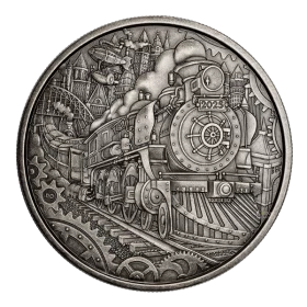 2025 Canada $50 A Whimsical Tale: Steam Locomotive - 3 oz Fine Silver Coin