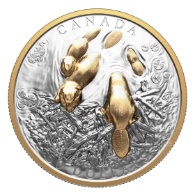 2025 Canada $50 Canadian Symbol: The Beaver - 3 oz Fine Silver Coin