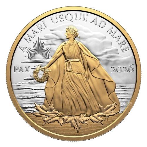 2026 Canada $50 Peace Dollar - 5 oz Fine Silver Coin