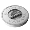 2025 Canada 5¢ Multilayered Beaver - Fine Silver Coin